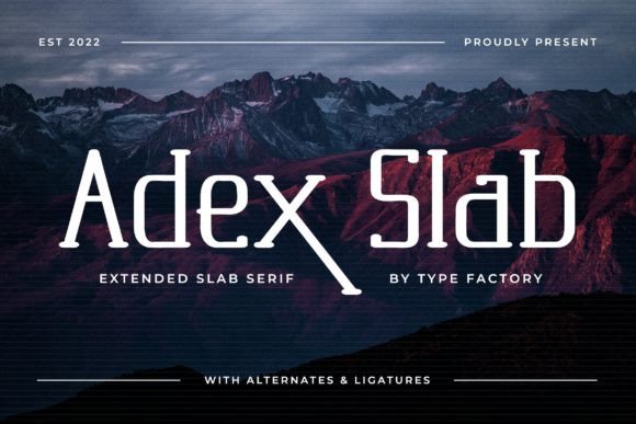 Adex Slab Typeface Review for Branding