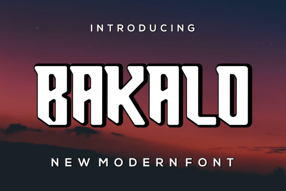 Bakalo Font: Elevate Your Brand Identity