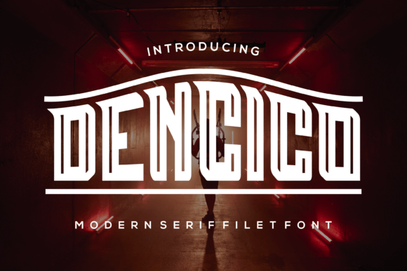 Dencico: A Modern Slab Serif Font for Bold Campaigns