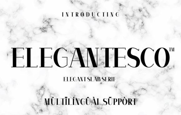 Elegantesco Typeface for Modern Campaigns