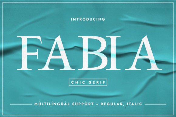 Fabia: The Clean Slab Serif for Modern Makers