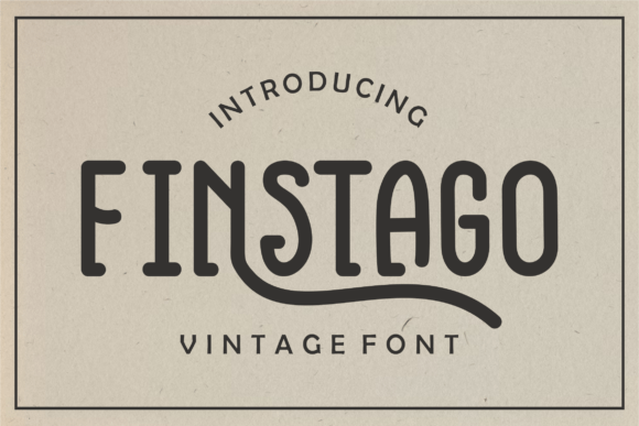 Finstago: A Classy Slab Serif Font for Modern Branding