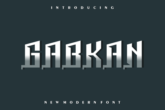 Gabkan: A Classy Slab Serif Font for Makers