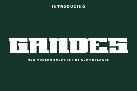 Gandes Slab Serif Font for Digital Design