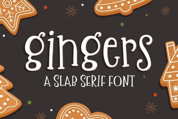 Gingers Font: Whimsical Slab Serif for Branding