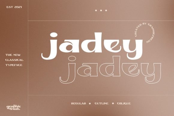 Jadey: A Classical Slab Serif Typeface for Modern Editors