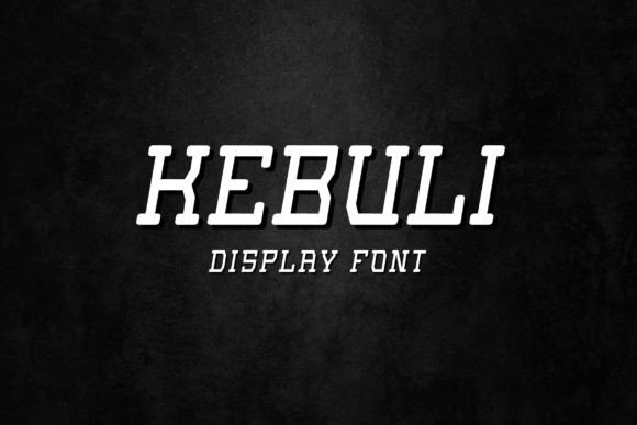 Kebuli: A Modern Slab Serif Font for Web Design
