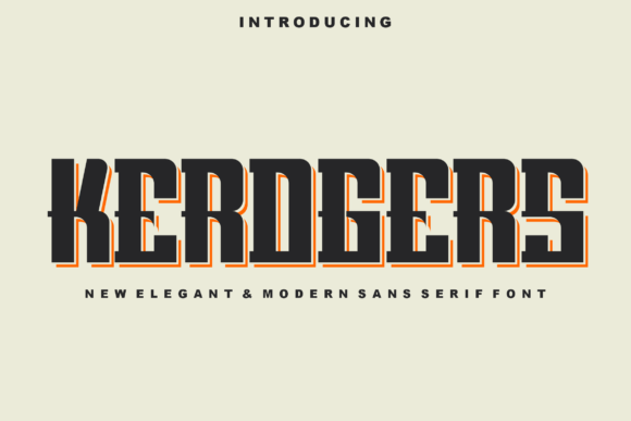 Kerogers Typeface for Bold Branding