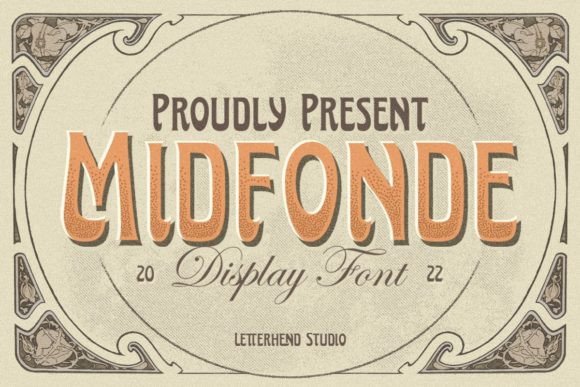 Midfonde: An Art Deco Slab Serif Typeface for Editors