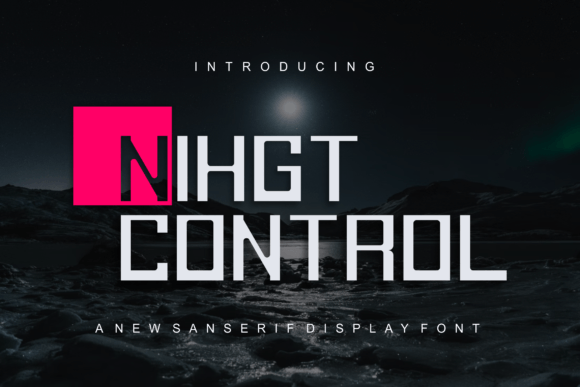 Night Control: A Bold Slab Serif Font for Modern Campaigns