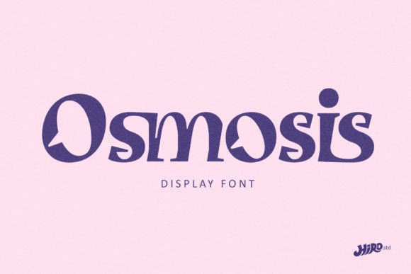 Osmosis: A Modern Slab Serif Font for Bold Branding