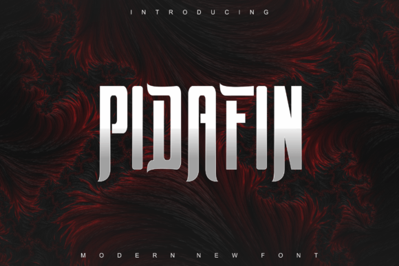 Pidafin: A Bold Slab Serif Font for Modern Editorial Design