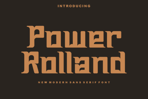 Power Rolland: The Bold Slab Serif Font for Crafters