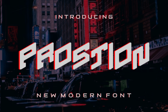 Prostion: A Modern Slab Serif Font for Elegant Branding
