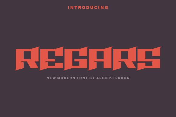 Regars Font: Bold Slab Serif for Designers