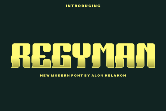 Regyman Typeface for Bold Branding
