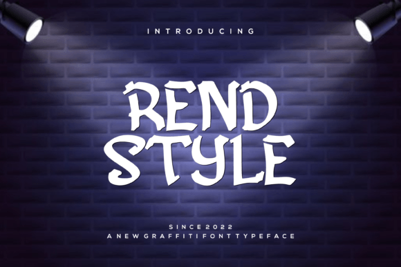 Rendstyle: A Modern Slab Serif Font for Crafters