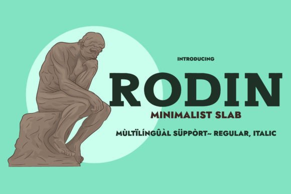 Rodin: The Bold Slab Serif Font for Crafters