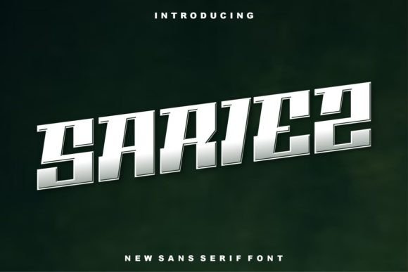 Sariez: A Bold Slab Serif Font for Branding