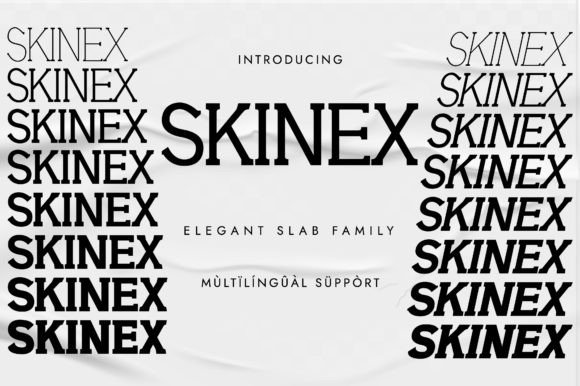 Skinex Font Review for Modern Campaign Design