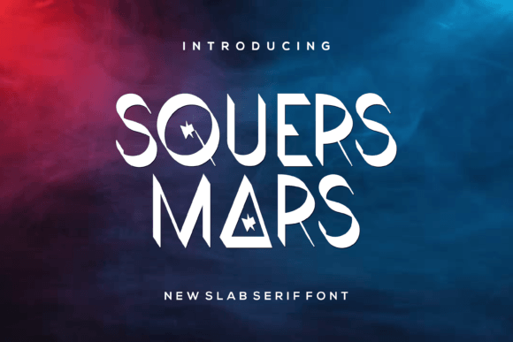 Squersmars: A Modern Slab Serif Font for Branding