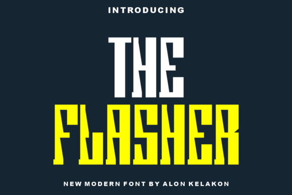 The Flasher: A Bold Slab Serif Font for Marketers