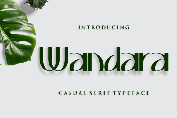 Wandara Font: A Slab Serif for Elegant Branding
